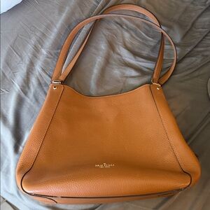 kate spade Cognac Pebbled Leather Shoulder Bag